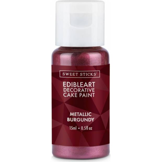 Metalická barva tekutá 15ml Burgundy