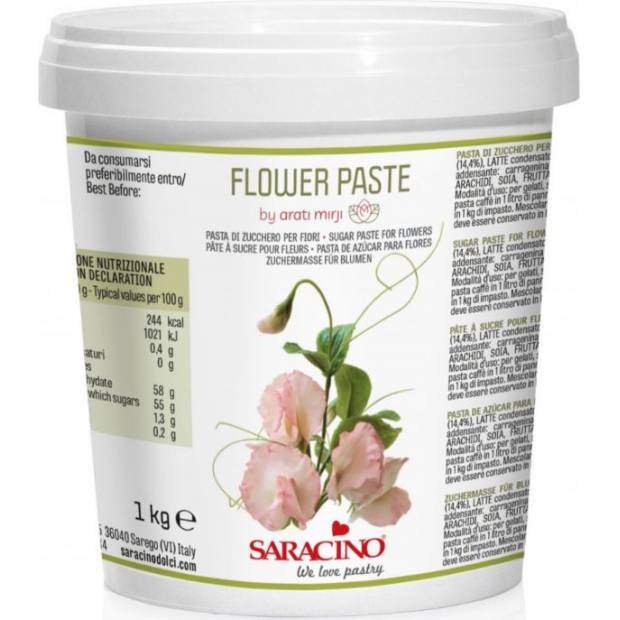 Modelovací hmota na květiny - bílá 1kg  Flower Paste