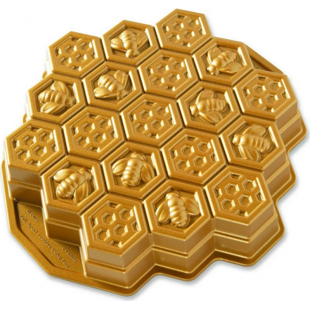 NW Forma včelí plástev 10 cup zlatá