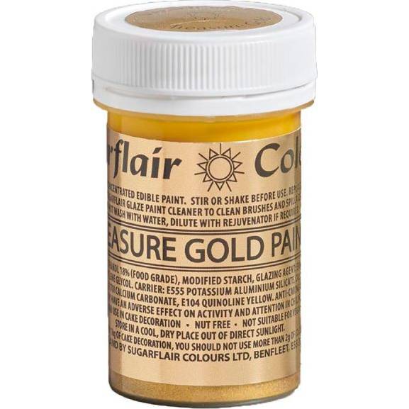 Tekutá glitterová barva gold, 20g