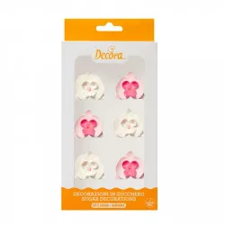 Cukrová dekorace orchideje, 6ks