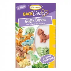 Cukrové dekorace dinosaurus, 6ks