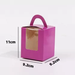 Krabička na cupcaky 100ks fialové