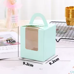 Krabička na cupcaky 100ks zelené