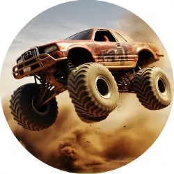 Jedlý papír Monster Truck skok 19,5cm