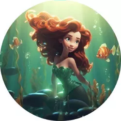 Jedlý papír mořská víla 19,5cm