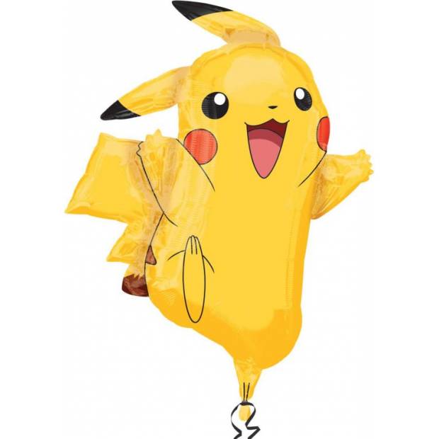 Fóliový balónek pikachu, 62cm