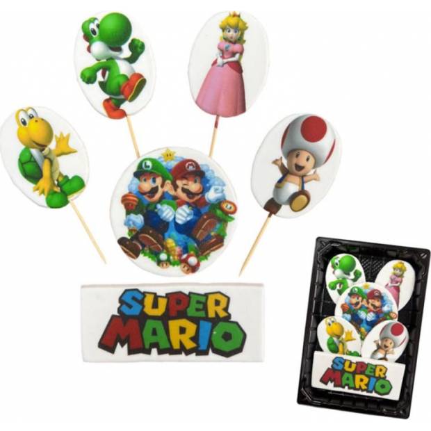Cukrová figurka zápich Super Mario