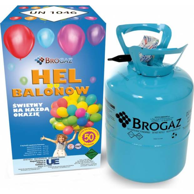 Helium do balónků 50 - 13,6l + 50ks balónků