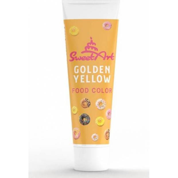 SweetArt gelová barva tuba Golden Yellow (30 g)