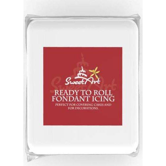 SweetArt potahovací a modelovací hmota vanilková White (250 g)