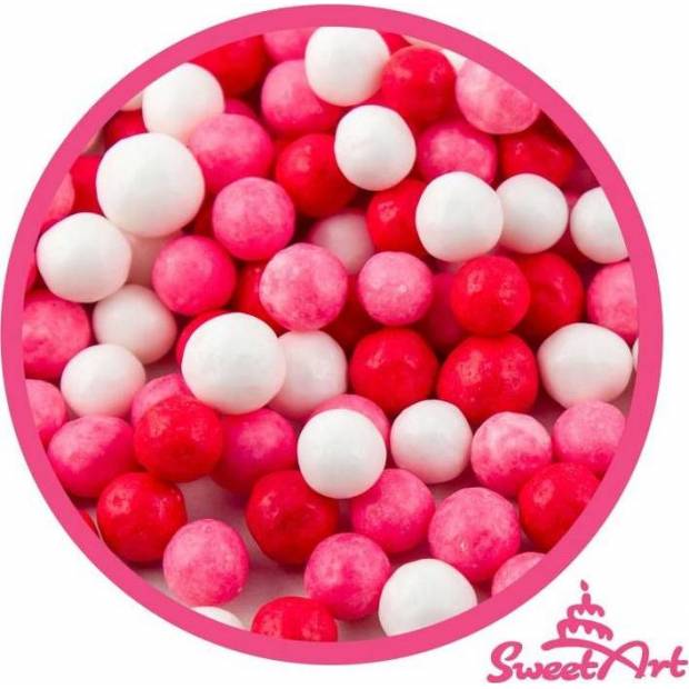 SweetArt cukrové perly Love mix 7 mm (80 g)