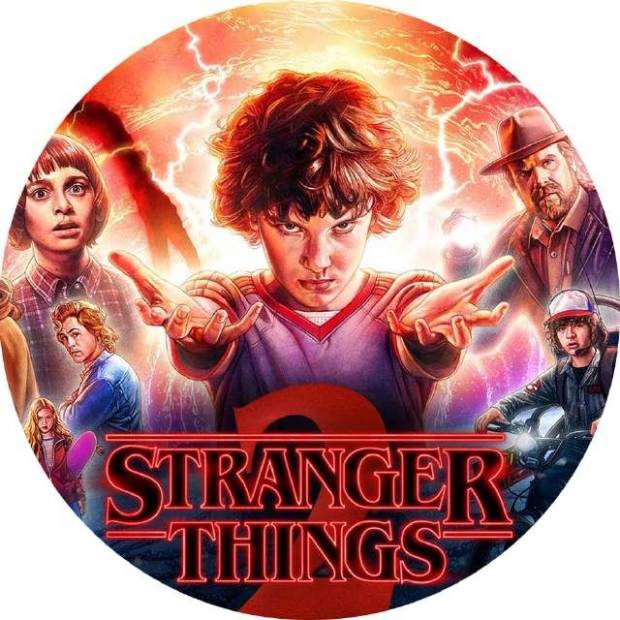 Jedlý papír Stranger Things 19,5cm