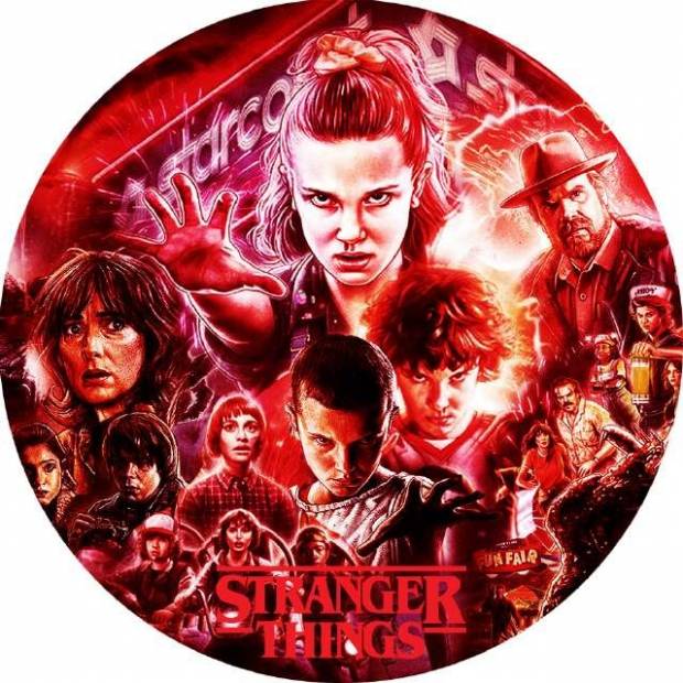 Jedlý papír Stranger Things 19,5cm