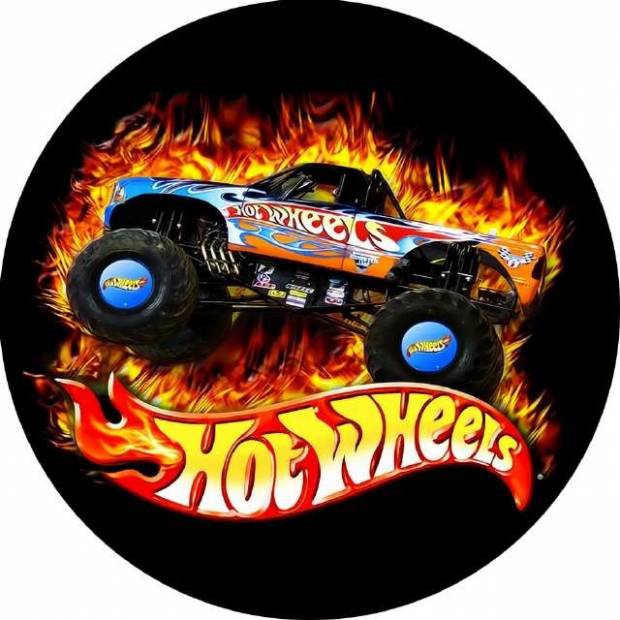 Jedlý papír Hot Wheels 19,5cm