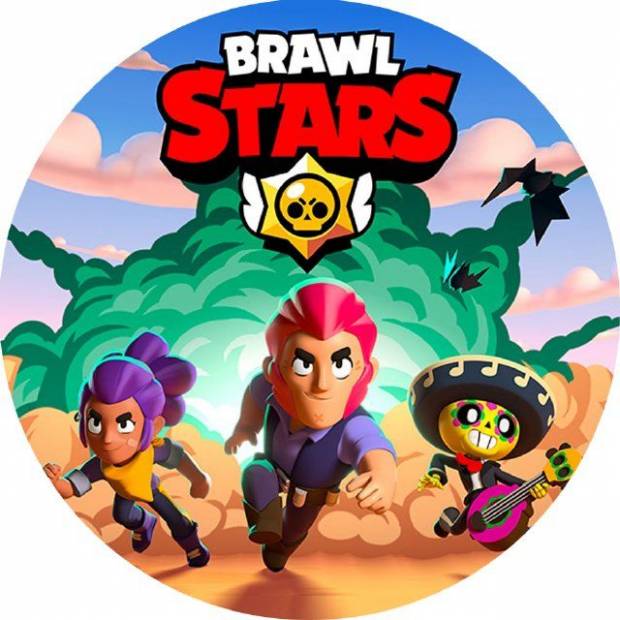 Jedlý papír Brawl Stars 19,5cm