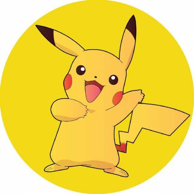 Jedlý papír Pokemon Pikachu 19,5cm