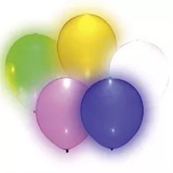 Latexový LED balonky, 5 ks