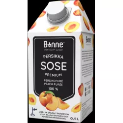 Ovocné pyré 100% Broskev 0,5l