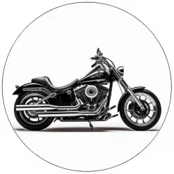 Jedlý papír motorka Harley 19,5cm