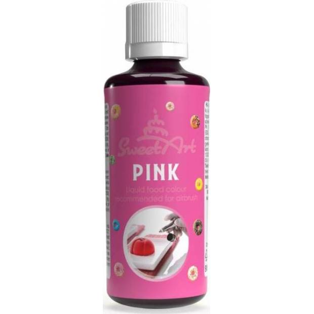 SweetArt airbrush barva tekutá Pink (90 ml)