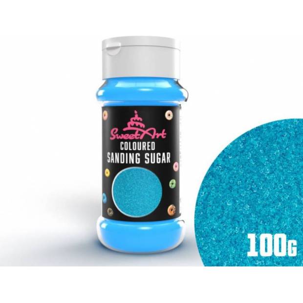 SweetArt dekorační cukr modrý (100 g)