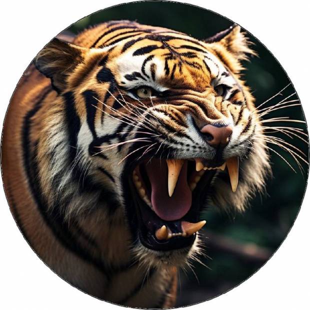 Jedlý papír tygr foto z profilu 19,5cm