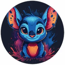 Jedlý papír Stitch animace 19,5 cm