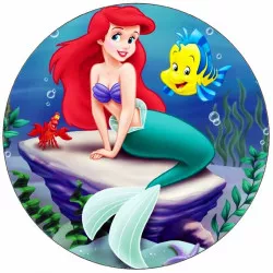 Jedlý papír Ariel malá mořská víla 19,5 cm