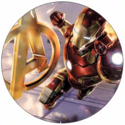 Jedlý papír Avengers Iron Man 19,5 cm