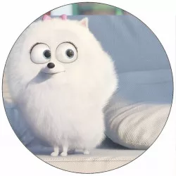 Jedlý papír Tajný život mazlíčků Gidget 19,5 cm
