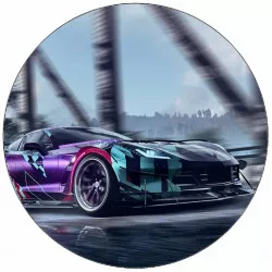 Jedlý papír Need for Speed Corvette 19,5 cm