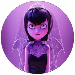 Jedlý papír Hotel Transylvania Mavis jako nevěsta 19,5 cm