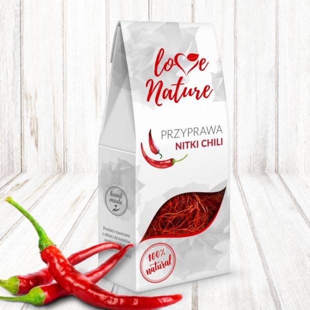 Nitky sušeného chili 20g 100% přírodní