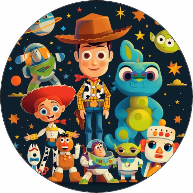 Jedlý papír Toy story Woody ve vesmíru 19,5 cm