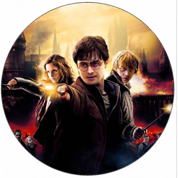 Jedlý papír Harry Potter, Hermiona a Ron 19,5 cm