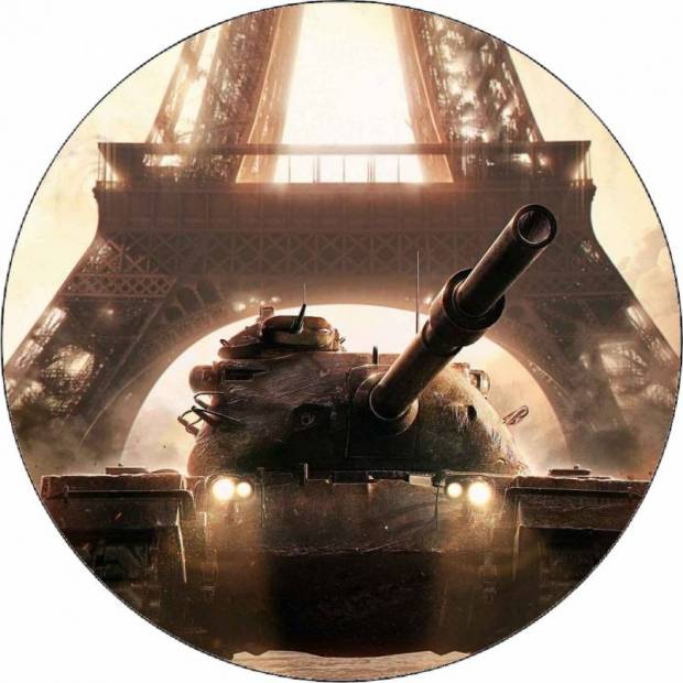 Jedlý papír World of Tank a Eiffelovka 19,5 cm
