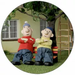 Jedlý papír Pat a Mat na lavičce 19,5 cm