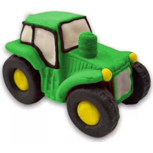 Cukrová figurka Traktor zelený
