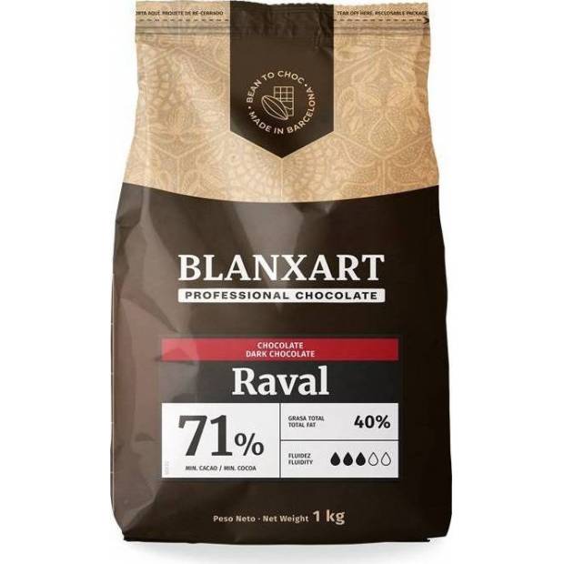 Blanxart Pravá hořká čokoláda Raval 71% (1 kg)