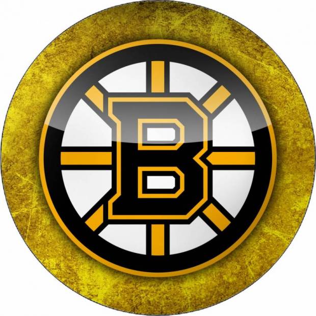 Jedlý papír Boston Bruins logo 19,5 cm