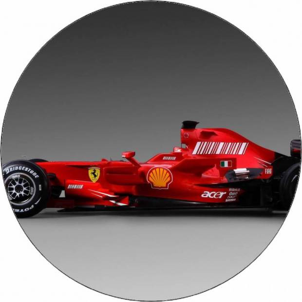 Jedlý papír Ferrari F1 19,5 cm