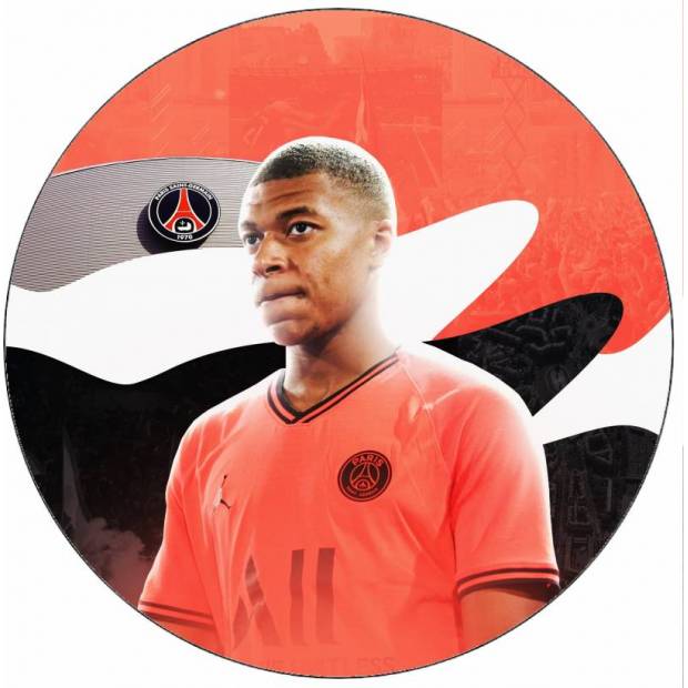 Jedlý papír Kilian Mbappe 19,5 cm