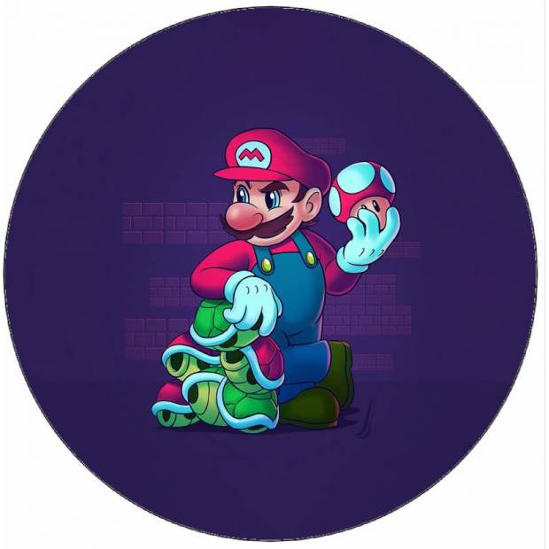 Jedlý papír Super Mario a želvičky 19,5 cm