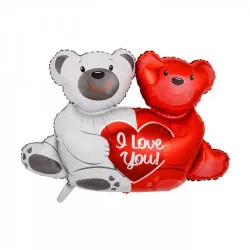 Fóliový balónek medvídci i love you 100x76cm