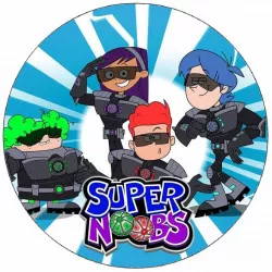 Jedlý papír Supernoobs 19,5 cm
