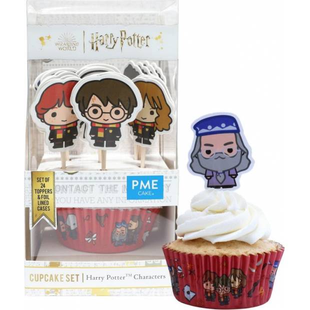 Košičky a zápichy Harry Potter, set 24ks