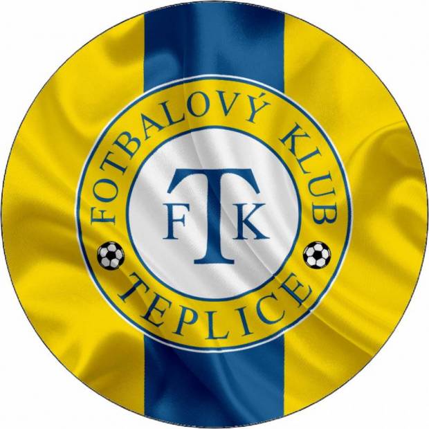 Jedlý papír Logo FK Teplice 19,5 cm