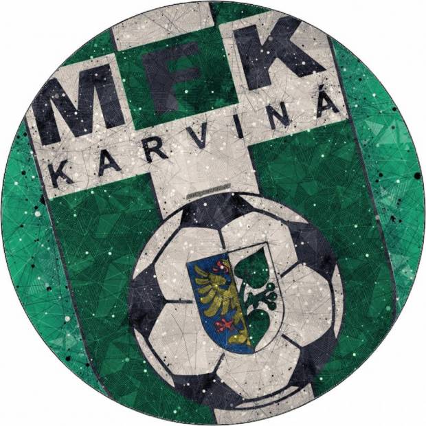 Jedlý papír Logo MFK Karviná 19,5 cm