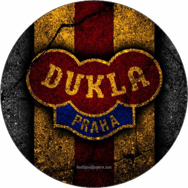 Jedlý papír Logo Dukla Praha 19,5 cm